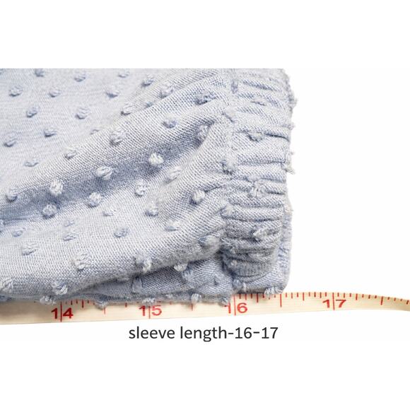 J.Crew Swiss Dot Blouse M Cottagecore Romantic Lavender Smocked Puff Sleeve Top - Picture 11 of 11